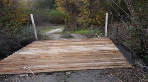 Walk bridge at south east end of trail